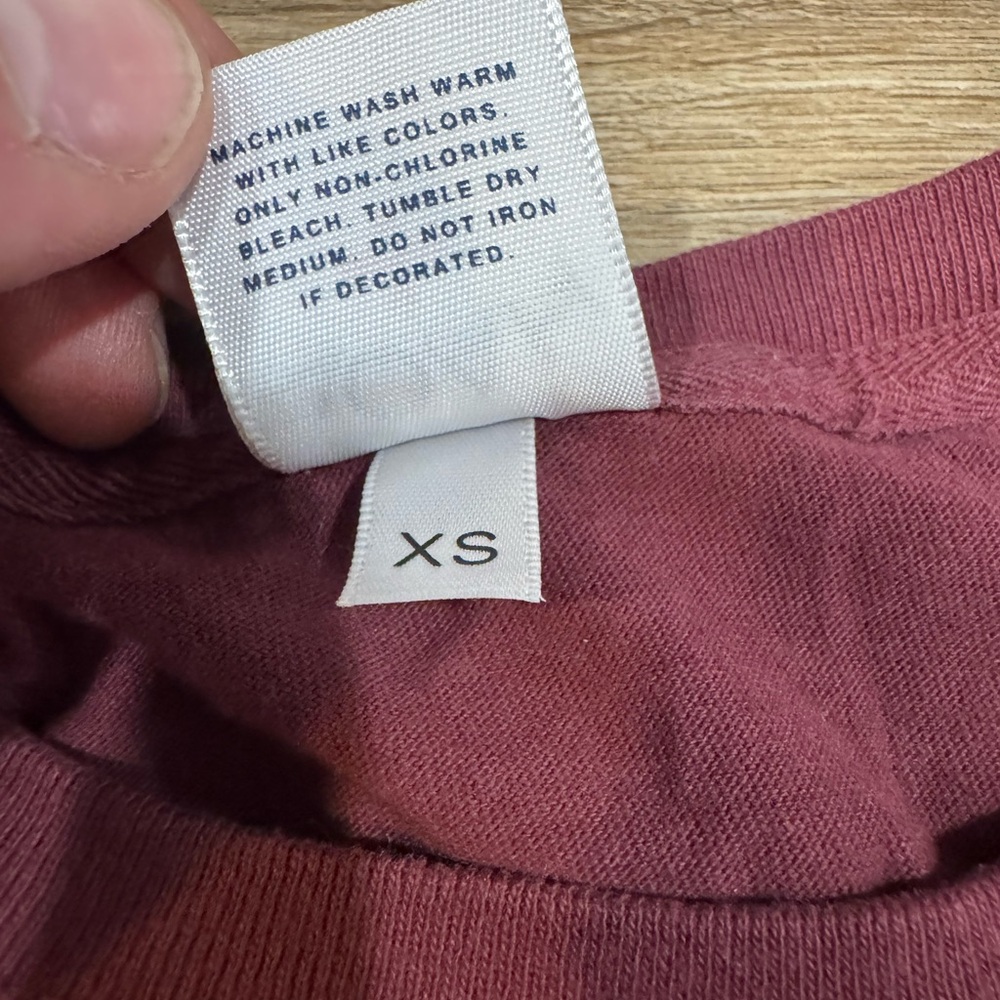 Noah NYC Maroon Short Sleeve Tee - Picture 4 of 4